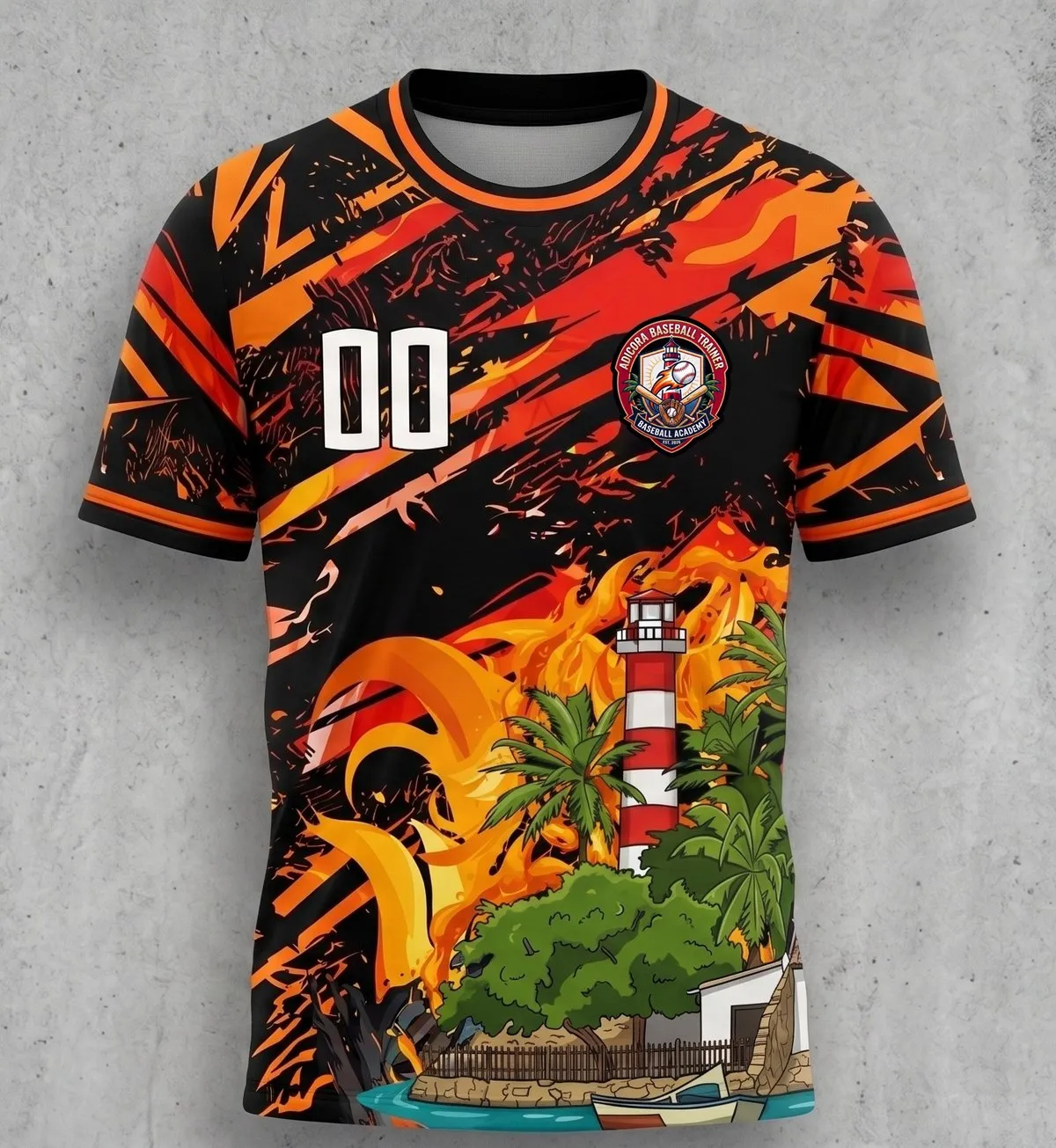 Propuesta de diseño de la camiseta de Adícora, antes de fabricarla